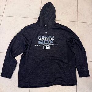 Majestic Chicago White Sox MLB Authentic Collection Hoodie - 2XL - Charcoal